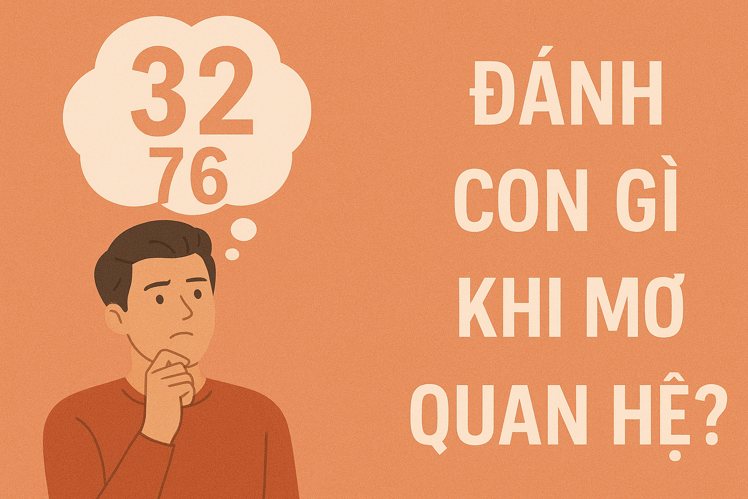 Mơ thấy mình quan hệ đánh con gì?